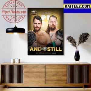 Gallus Boys And Still WWE NXT Tag Team Champions In NXT Gold Rush Art Decor Poster Canvas