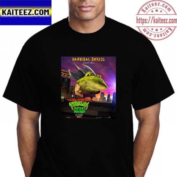 Hannibal Buress Is Genghis Frog In Teenage Mutant Ninja Turtles Mutant Mayhem Vintage T-Shirt