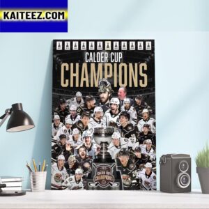 Hershey Bears Are 2023 Calder Cup Champions Art Decor Poster Canvas
