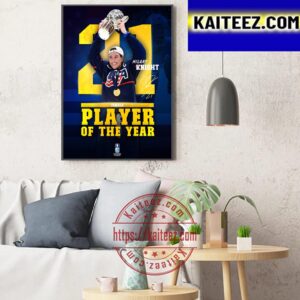 Hilary Knight Wins The IIHF Female Player Of The Year Award Art Decor Poster Canvas