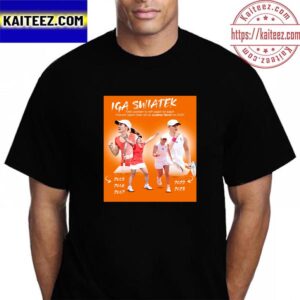Iga Swiatek Becomes The First Woman To Win Back-To-Back French Open Titles 2007 Vintage T-Shirt