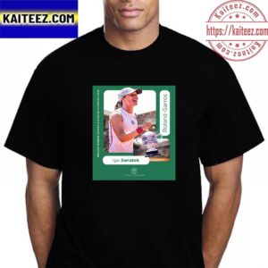 Iga Swiatek Is Roland Garros Womens Singles Champions 2023 Vintage T-Shirt
