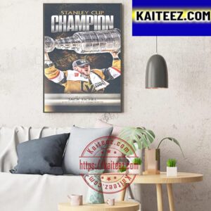 Jack Eichel And Vegas Golden Knights Are 2023 Stanley Cup Champions Art Decor Poster Canvas