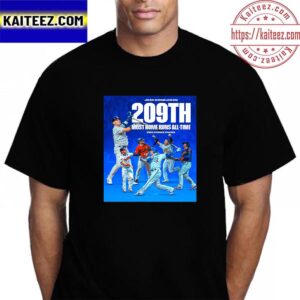Josh Donaldson 209th Most Home Runs All-Time Vintage T-Shirt