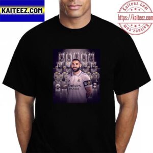 Karim Benzema Leave Real Madrid This Summer After 14 Seasons And 24 Trophies Vintage T-Shirt