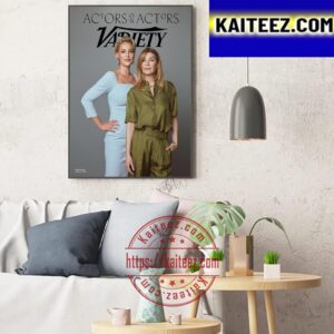 Katherine Heigl And Ellen Pompeo In Variety Actors On Actors Art Decor Poster Canvas
