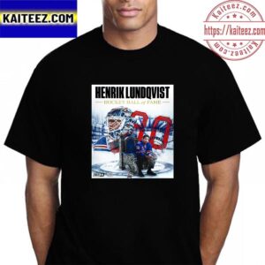 King Henrik Lundqvist Is A Hockey Hall Of Famer Vintage T-Shirt