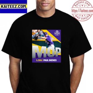 LSU Baseball Paul Skenes Is The 2023 NCAA MCWS Most Outstanding Player Vintage T-Shirt