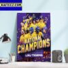 LSU Tigers Baseball Is The 2023 NCAA MCWS National Champions Art Decor Poster Canvas