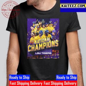 LSU Tigers Baseball Is The 2023 NCAA MCWS National Champions Vintage T-Shirt