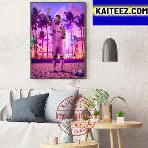 Lionel Messi Decided To Join Inter Miami MLS Art Decor Poster Canvas