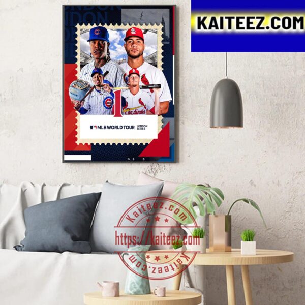 MLB World Tour 2023 London Series Teams Matchup Art Decor Poster Canvas