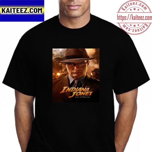 Mads Mikkelsen As Jurgen Voller In Indiana Jones And The Dial Of Destiny Vintage T-Shirt