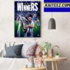 Man City Are Champions Of Europe For The First Time Art Decor Poster Canvas