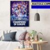 Manchester City Are 2023 Champions League Winners Mission Complete For Pep Guardiola Art Decor Poster Canvas