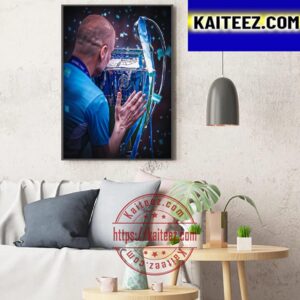 Manchester City Are 2023 Champions League Winners Mission Complete For Pep Guardiola Art Decor Poster Canvas