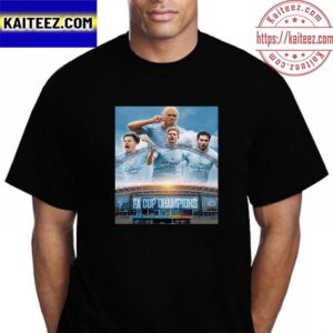 Manchester City Are FA Cup Champions 2023 Vintage T-Shirt