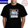 Manchester City Are Champions Of Europe 2023 Champions League Winners Vintage T-Shirt