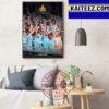 Manchester City Has Become 2023 FA Cup Champions Art Decor Poster Canvas