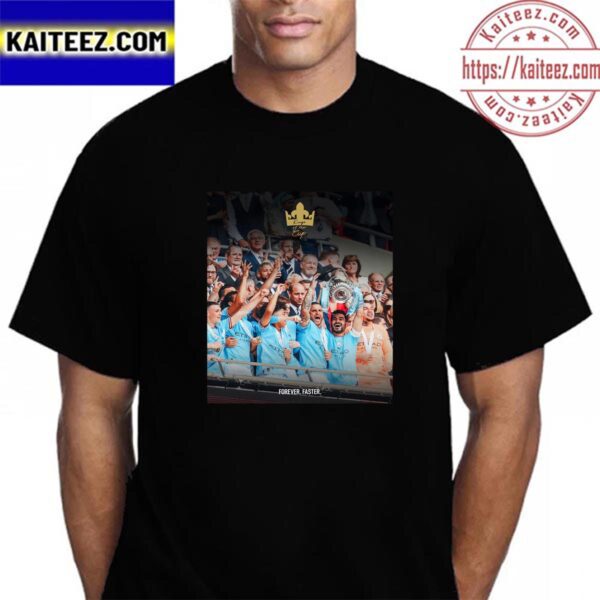 Manchester City Are The Kings Of The Cup With FA Cup Winners Vintage T-Shirt