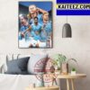 Manchester City Ilkay Gundogan Is The Fastest Goal In FA Cup Final History Art Decor Poster Canvas