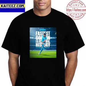 Manchester City Ilkay Gundogan Is The Fastest Goal In FA Cup Final History Vintage T-Shirt