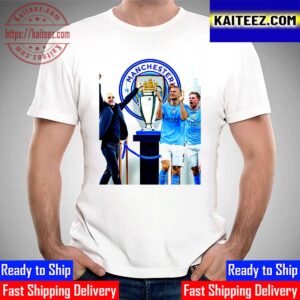 Manchester City Win The Champions League For The First Time In Club History Vintage T-Shirt