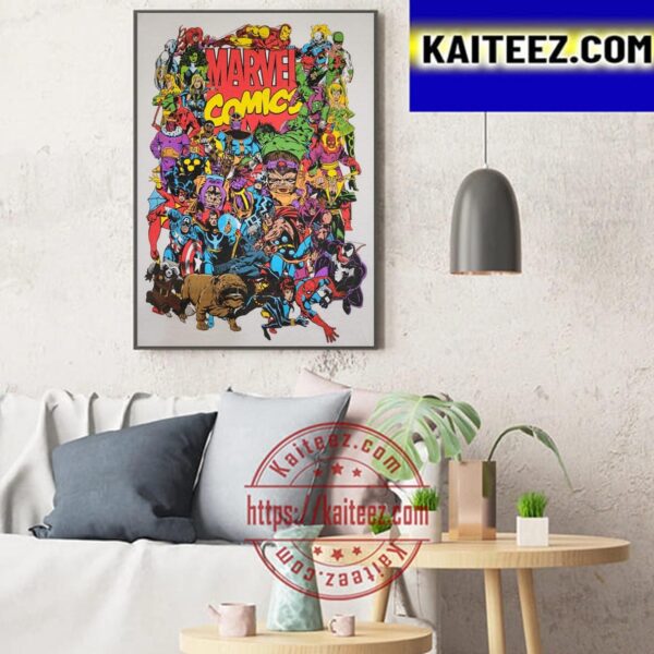 Marvel Comics Poster Art Decor Poster Canvas