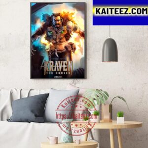 Marvel Studios Aaron Taylor Johnson 2023 Kraven The Hunter Art By Fan Art Decor Poster Canvas