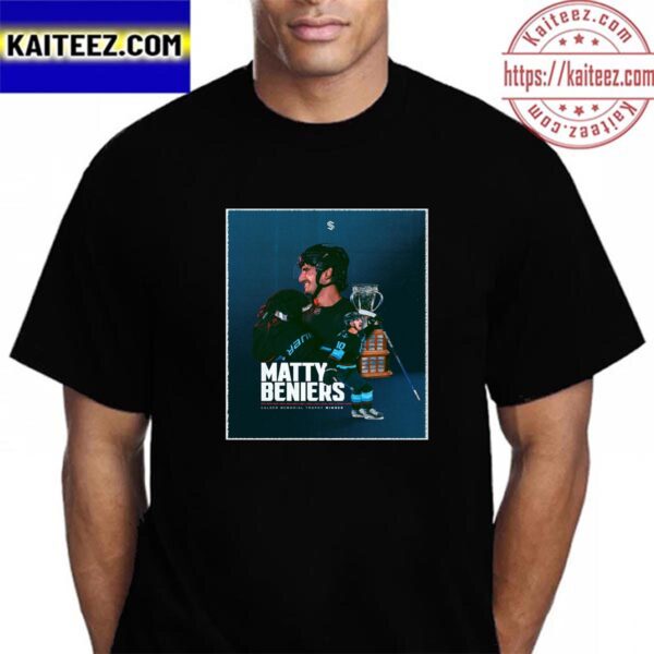 Matthew Beniers Is 2023 Calder Memorial Trophy Winner As The NHL Rookie Of The Year Vintage T-Shirt