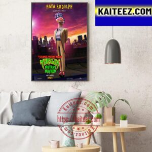 Maya Rudolph Is Cynthia Utrom In Teenage Mutant Ninja Turtles Mutant Mayhem Art Decor Poster Canvas