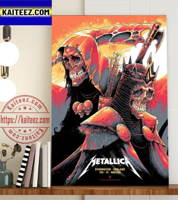 Metallica Donington Park M72 World Tour Art Decor Poster Canvas