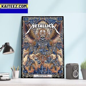 Metallica Gothenburg Sweden In M72 World Tour Art Decor Poster Canvas