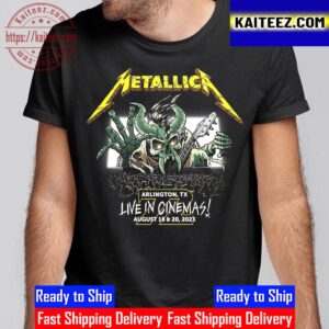 Metallica M72 World Tour In Arlington TX Cinema Event August 18 20 2023 Vintage T-Shirt
