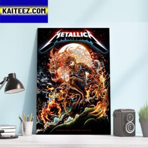 Metallica Poster Gothenburg Sweden M72 World Tour At Ullevi Stadium June 18 2023 Art Decor Poster Canvas