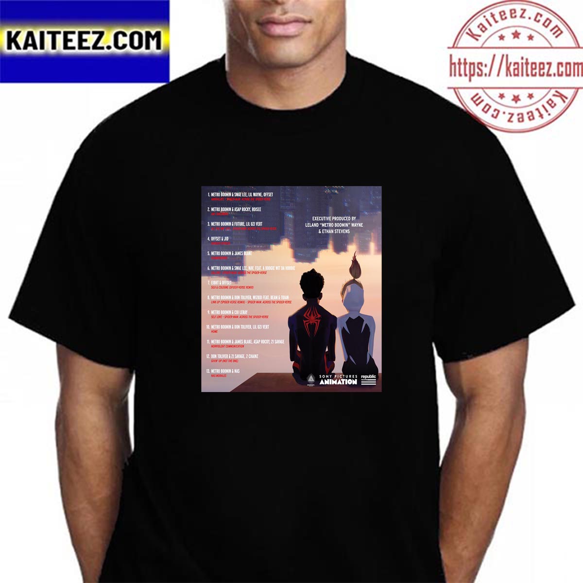 Metro Boomin For Spider Man Across The Spider Verse Official Tracklist Album Drops At Midnight Vintage T-Shirt