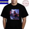 Miles Morales Hand Shakes Spider Man 2099 In Spider Man Across The Spider Verse Vintage T-Shirt