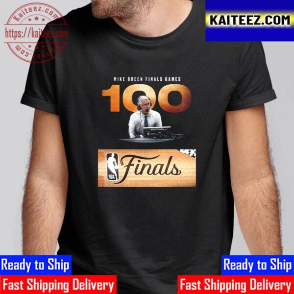 Mike Breen Will Call 100th NBA Finals Games Vintage T-Shirt