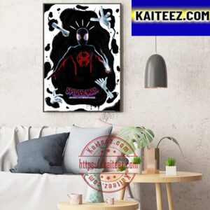 Miles Morales Vs The Spot For Spider Man Across The Spider Verse Art Decor Poster Canvas