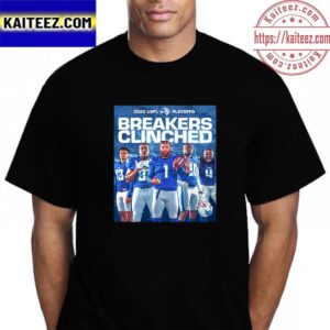 New Orleans Breakers Clinched 2023 USFL Playoffs Vintage T-Shirt