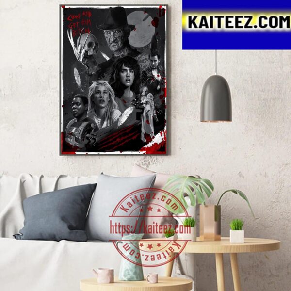 New Poster For A Nightmare On Elm Street 3 Dream Warriors Art Decor Poster Canvas