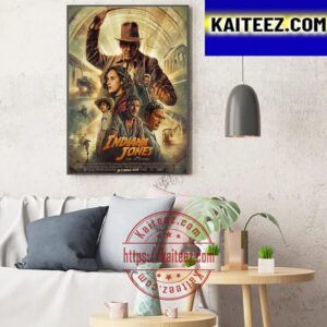 New Poster For Indiana Jones And The Dial Of Destiny Art Decor Poster Canvas