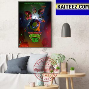 New Poster For Teenage Mutant Ninja Turtles Mutant Mayhem Art Decor Poster Canvas