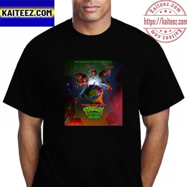 New Poster For Teenage Mutant Ninja Turtles Mutant Mayhem Vintage T-Shirt