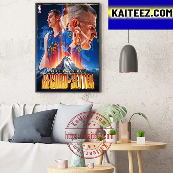 Nikola Jokic Had A Championship Run For The History Books Art Decor Poster Canvas