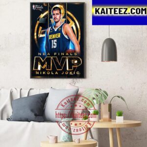 Nikola Jokic Is The 2023 NBA Finals MVP Art Decor Poster Canvas