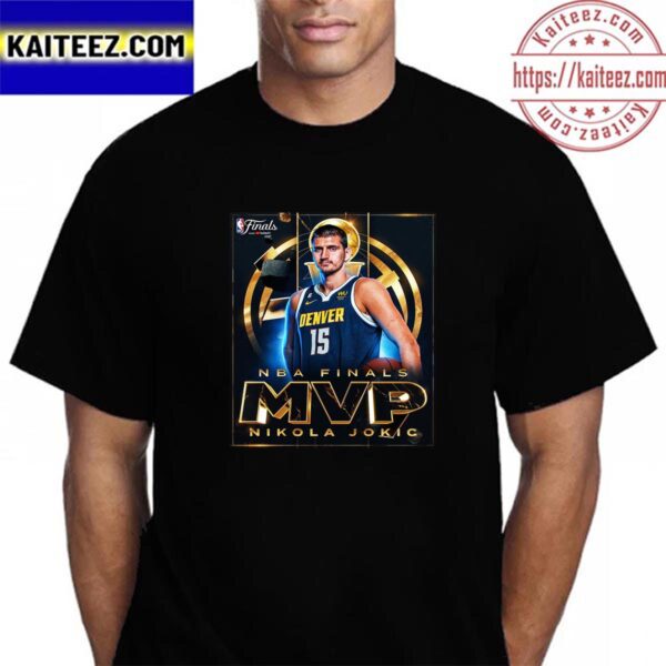 Nikola Jokic Is The 2023 NBA Finals MVP Vintage T-Shirt