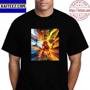 Official 4DX Poster For The Flash Worlds Collide Vintage T-Shirt