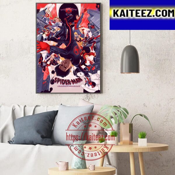 Official Artwork Poster For Spider Man Across The Spider Verse Art Decor Poster Canvas