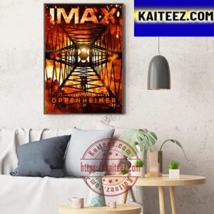 Official IMAX Poster For Oppenheimer Art Decor Poster Canvas